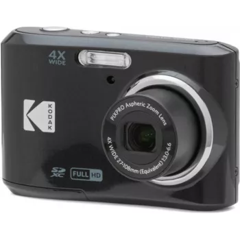Kodak PIXPRO FZ45 16 MP kompaktkamera - 4x optiskais tālummaiņa, 2,7 inch LCD, HD video, melna