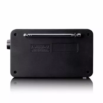 Lenco PDR-033BK pārnēsājams DAB+/FM radio ar Bluetooth un uzlādējamu akumulatoru - melns