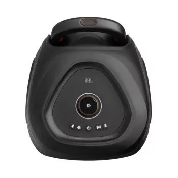 JBL PartyBox 330 pārnēsājams ballīšu skaļrunis ar 240W RMS, 18h akumulatoru, IPX4 ūdensizturību, Bluetooth 5.1, dinamisko gaismu šovu, riteņiem un teleskopisko rokturi, melns