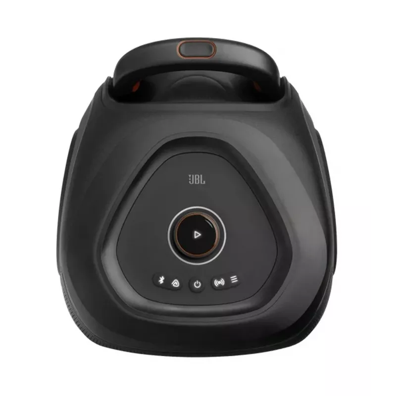 JBL PartyBox 330 pārnēsājams ballīšu skaļrunis ar 240W RMS, 18h akumulatoru, IPX4 ūdensizturību, Bluetooth 5.1, dinamisko gaismu šovu, riteņiem un teleskopisko rokturi, melns
