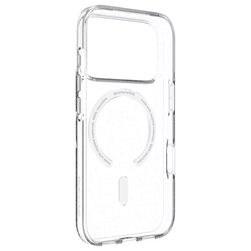 dbramante1928 Greenland Pro aizmugures vāciņš Apple iPhone 17 Pro - MagSafe saderīgs - pārstrādāta plastmasa - Stardust