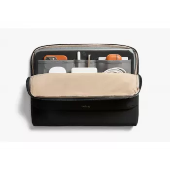 Bellroy Laptop Caddy 14 inch portatīvā datora futrālis ar aksesuāru kabatām - melns