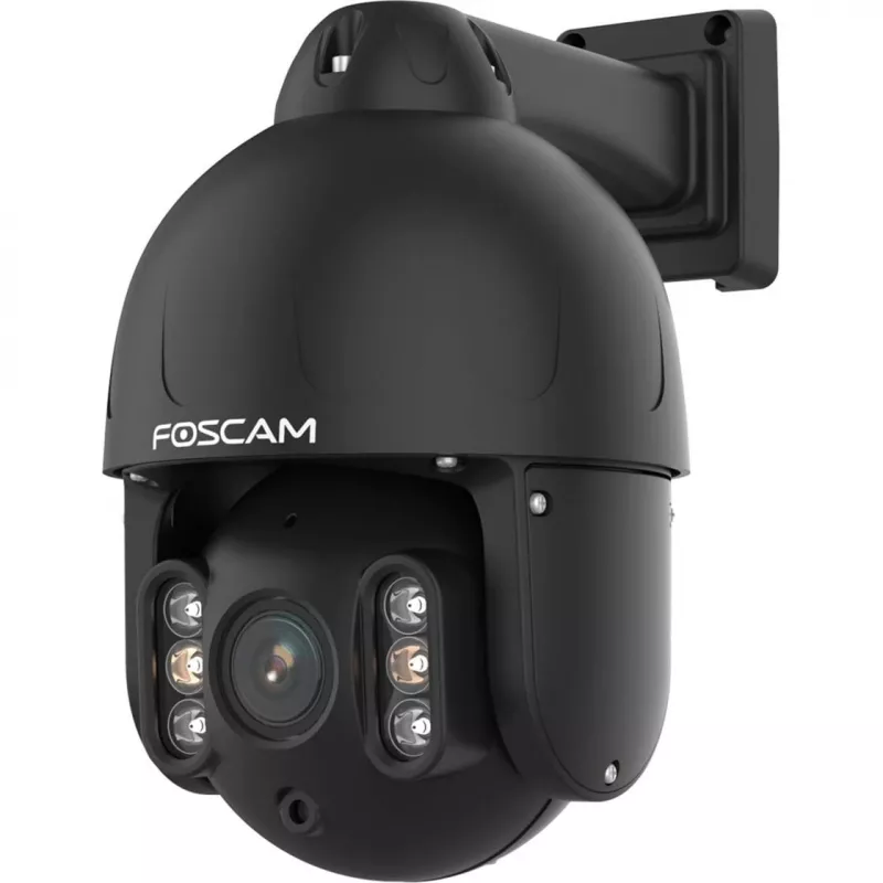 Foscam SD8EP āra grozāmā/slīpējošā PoE kamera, 8MP 4K, 4x optiskā tālummaiņa, IP66, melna
