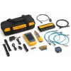 Fluke Networks LinkIQ Duo Industrial Ethernet kabeļu un tīkla testera komplekts ar M12 adapteriem, PoE, līdz 10 Gb/s, Li-Ion, CAT 3-8 6029135