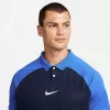 Nike Academy Pro vīriešu polo krekls ar īsām piedurknēm Obsidian/White M