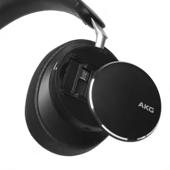 AKG N9 Hybrid bezvadu ausjamas austiņas ar adaptīvo ANC, Bluetooth 5.3, melnas
