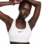 Nike Swoosh vidēja atbalsta sporta krūšturis balts XL