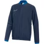 Nike Dri-FIT Academy 25 bērnu jakai ar rāvējslēdzēju - Midnight Navy/Obsidian - XS