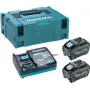 Makita PSKGRT2J XGT 40V max barošanas komplekts ar 2x 5,0Ah akumulatoriem un ātro lādētāju