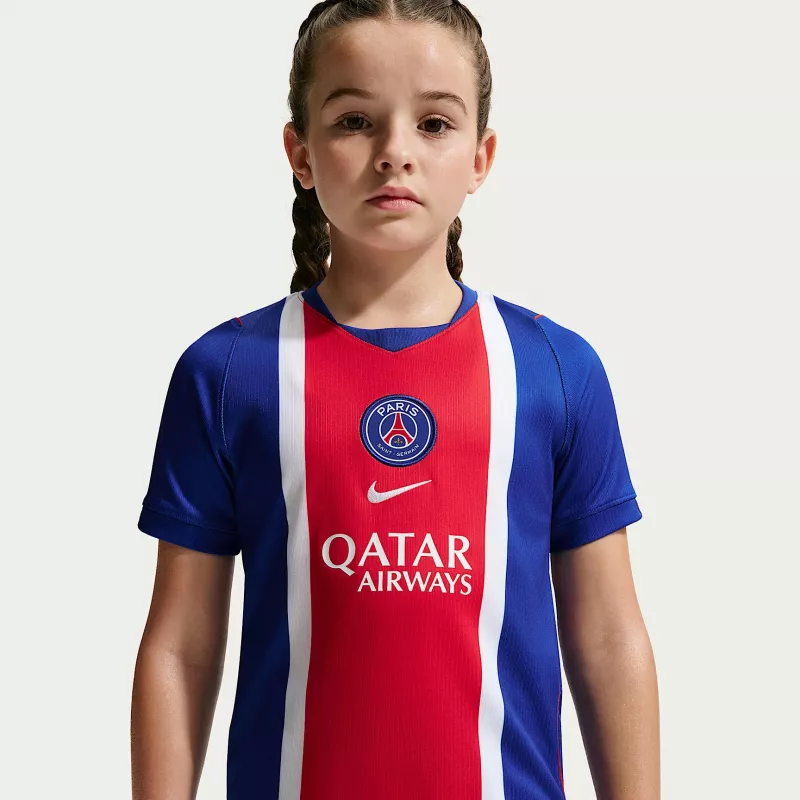 Nike Paris Saint-Germain 2026/27 Stadium Home bērnu krekliņš zili-sarkans XS