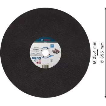 Bosch griešanas disks mazajiem leņķa slīpmašīnām 355 x 4 x 25,4 mm, 2608601339