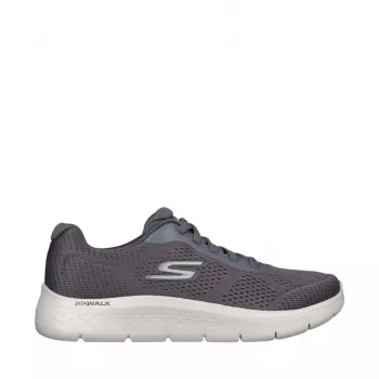 Skechers Go Walk Flex Remark vīriešu pastaigu apavi, pelēki/oglēs, 44. izmērs EU