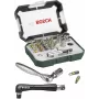 Bosch Accessories Promoline 2607017392 27 daļu skrūvgriežu uzgaļu komplekts ar rievotajiem, Phillips, Pozidriv, sešstūra un Torx uzgaļiem un glabāšanas maciņu