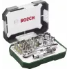 Bosch Accessories Promoline 2607017392 27 daļu skrūvgriežu uzgaļu komplekts ar rievotajiem, Phillips, Pozidriv, sešstūra un Torx uzgaļiem un glabāšanas maciņu