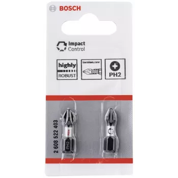 Bosch Impact Control 2608522403 Phillips PH2 uzgaļu komplekts, 2 gab., 25 mm