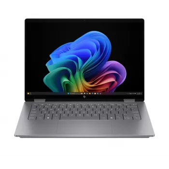 HP OmniBook X Flip 2-in-1 14-fk0020nw 14,2 collu 2.8K OLED skārienjūtīgs, AMD Ryzen AI 5 340, 16GB RAM, 512GB SSD, Radeon 840M, Win11, Meteor Silver