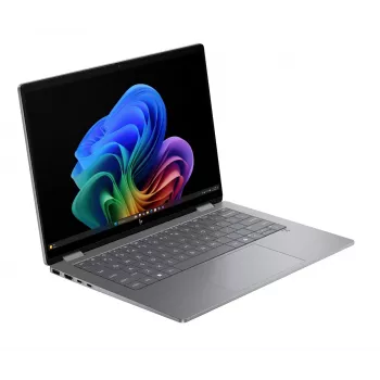 HP OmniBook X Flip 2-in-1 14-fk0020nw 14,2 collu 2.8K OLED skārienjūtīgs, AMD Ryzen AI 5 340, 16GB RAM, 512GB SSD, Radeon 840M, Win11, Meteor Silver