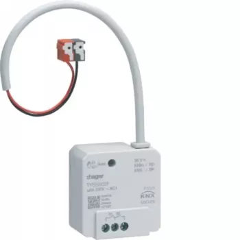 Hager TYBS602F KNX slēdžu/žalūziju izpildmehānisms, 2/1 kanāls, 6 A, iedziļināti montējams