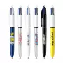 BIC 4 Colours lodīšu pildspalva, 6 gab. iepakojums, zils korpuss, 4 tintes krāsas (zila, sarkana, zaļa, melna), 1,0 mm vidējs uzgalis 9926071