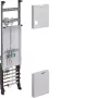 Hager ZH32P7KT pilns skaitītāja lauks 1050x250mm, 3 fāžu, 1 skaitītāja vieta, 10mm² ar atslēgšanas funkciju