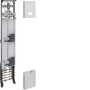 Hager ZH53W3NT universZ komplekta lauks, 1350x250mm, 3-fāžu, 2 skaitītāju vietas, 10 mm², ar atslēgšanas funkciju