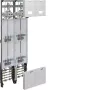 Hager ZK53Q7NT universZ komplekts mērīšanas lauks 1350x500mm 3 fāžu 4 skaitītāju pozīcijas 10 mm² ar atvienošanas funkciju