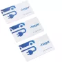 HAGER XVA410 RFID kartes, 3 gab., Mifare Classic 1K, 13,56 MHz, baltas