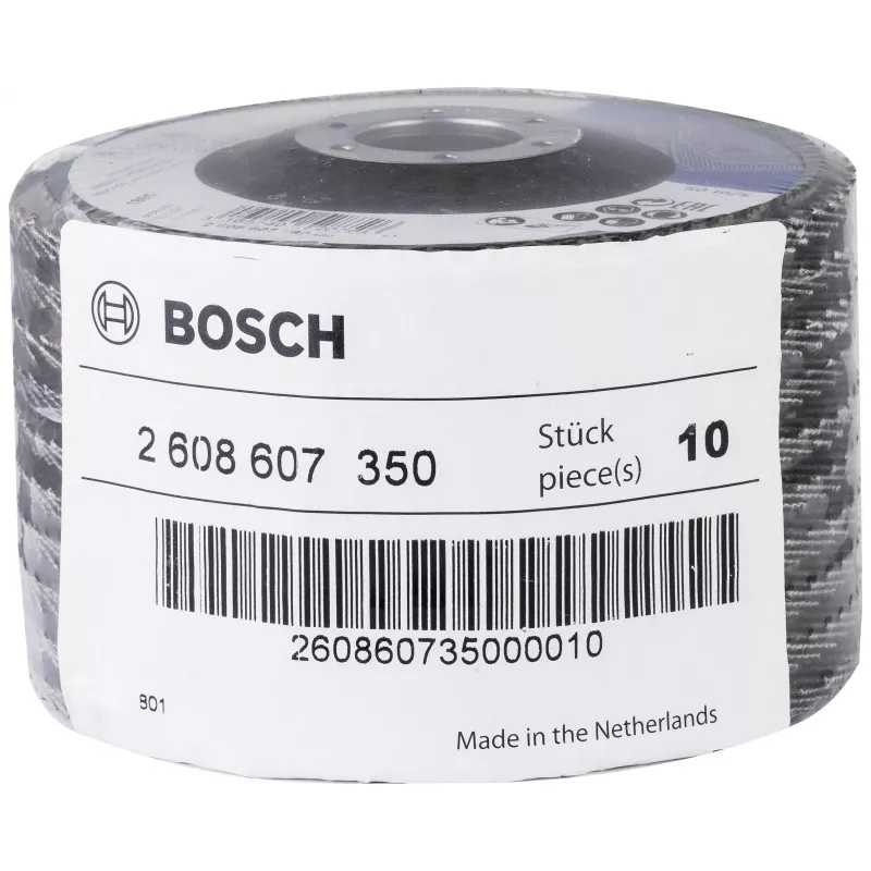 Bosch X551 Standard for Metal lameldisks, 115 mm diametrs, 22,33 mm urbums, 60 graudainība, cirkonija alumīnija oksīds, konisks, 1 gab. 2608607350