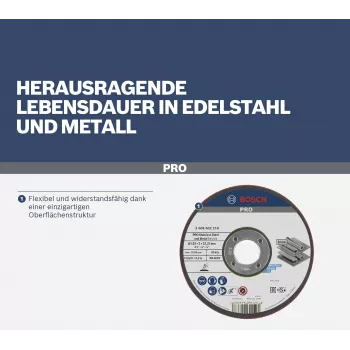 Bosch slīpēšanas disks WA 46 BF pussalokāmais, 115 mm x 22,23 mm x 3 mm, baltais alumīnija oksīds, sveķu saite 2608602217