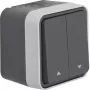 Hager Jalousie Series Switch virsapmetuma 1-polārs WNC300