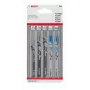 Bosch Accessories 2608667857 Zāģa asmeņu komplekts koksnei un metālam Basic, 5 gab., T-kāta
