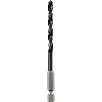 Bosch Accessories 2609255142 HSS metāla spirālurbis 5 mm, velmēts sešstūra kāts 1/4 collas (6,3 mm), 1 gab.