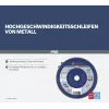 Bosch X571 Best for Metal lehvikketas 180 mm, P40, cirkonija alumīnija oksīds, 22,23 mm urbums 2608607344