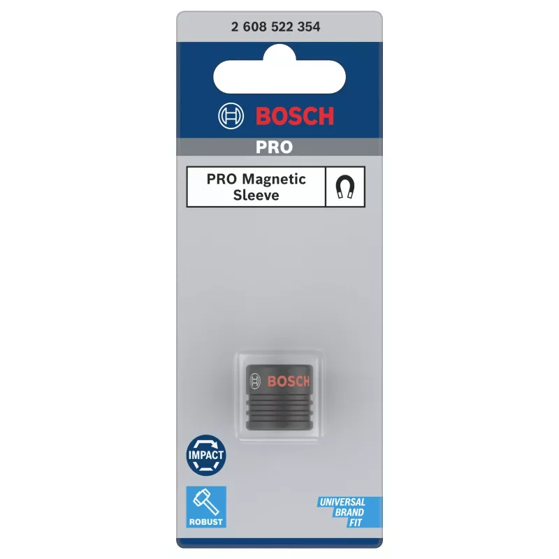 Bosch magnētiskā uzmava 1/4 collu hex uzgaļiem, 25 mm 2608522354
