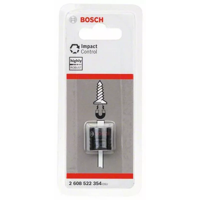 Bosch magnētiskā uzmava 1/4 collu hex uzgaļiem, 25 mm 2608522354