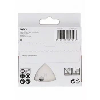 Bosch 2608621689 Delta slīpēšanas loksnes P240 93 mm, 5 gab.