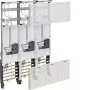 HAGER pilns uzskaites lauks ZL33W4N, 3 fāžu, 3 punktu, 1050mm, 3 lauku