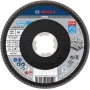 Bosch Accessories 2608619199 X-LOCK leņķa slīpēšanas diski ar līstītēm 115 mm, graudainība 80, cirkonija alumīnija oksīds, konusveida Type 29 metālam, 1 gabals