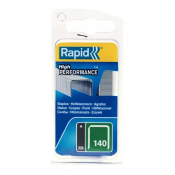 RAPID TOOLS Rapid plakanās stieples skavas Type 140, 14 mm kājiņas garums, cinkots tērauds, 1250 gabali, mazais iepakojums ar Euro atveri 40109517