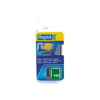 RAPID TOOLS Rapid plakanās stieples skavas Type 140, 14 mm kājiņas garums, cinkots tērauds, 1250 gabali, kartīte 40109576