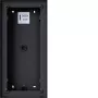 Hager REW407X virsapmetuma korpuss Intercom Mono, 2/3/4 zvanu pogas, antracīta