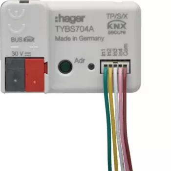Hager TYBS704A KNX binārais ievads 4 kanālu, iegremdējamais