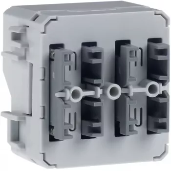 Hager WNT304 KNX Secure 2 kanālu spiedpogu modulis, virsapmetuma