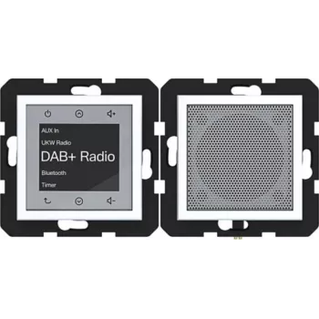 HAGER WAN6110WM Radio Touch UP DAB+ Bluetooth skaļrunis, iestrādājams