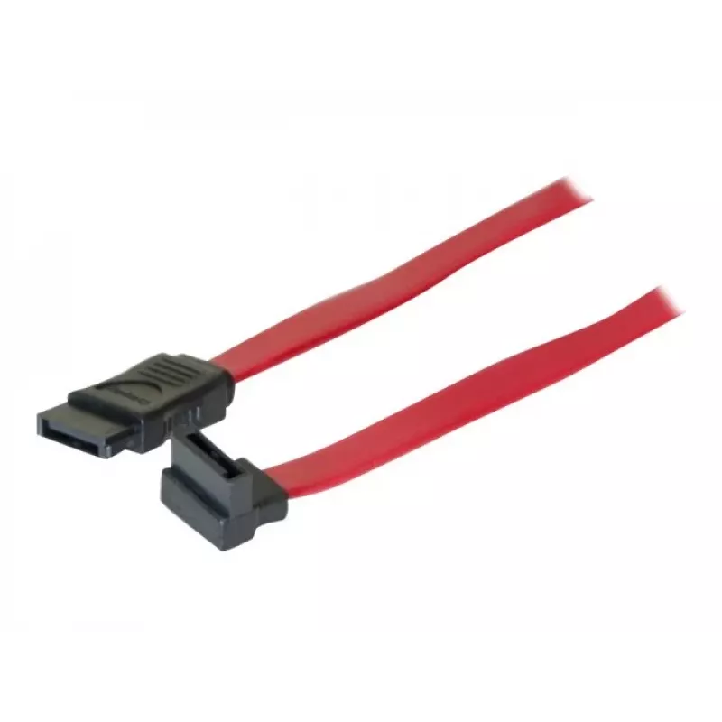 TECLINE SATA kabelis, 7-pin SATA male uz 7-pin SATA male, 1,0 m, sarkans 314000