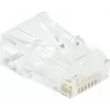 EXERTIS CONNECT RJ45 modulārais kontaktdakša Cat. 6 UTP savītam kabelim, caurspīdīga, 10 gab. 920560