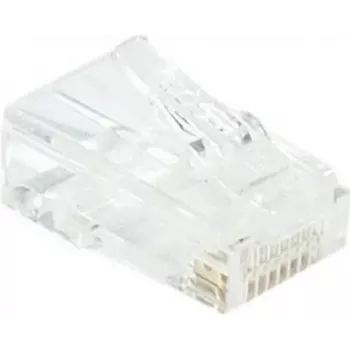 EXERTIS CONNECT RJ45 modulārais kontaktdakša Cat. 6 UTP savītam kabelim, caurspīdīga, 10 gab. 920560