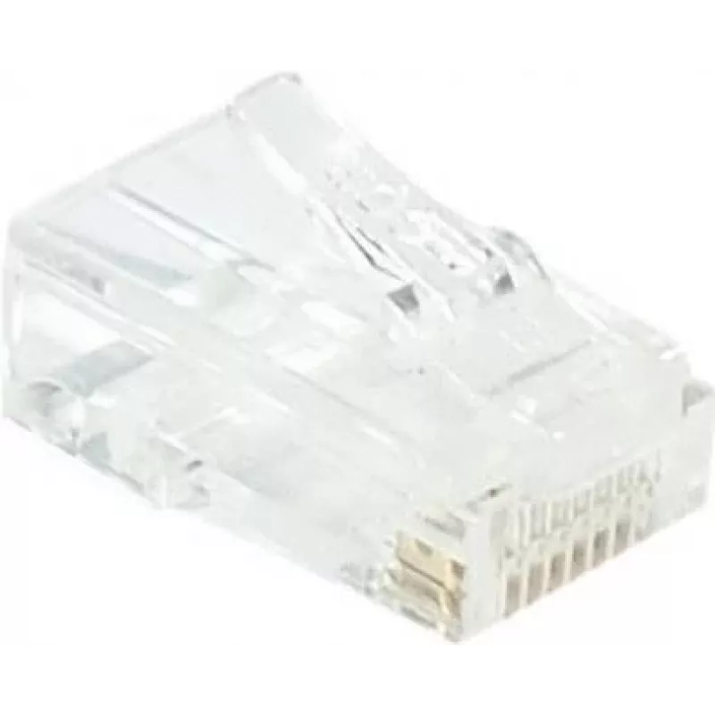EXERTIS CONNECT RJ45 modulārais kontaktdakša Cat. 6 UTP savītam kabelim, caurspīdīga, 10 gab. 920560
