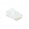 EXERTIS CONNECT RJ45 modulārais kontaktdakša Cat. 6 UTP savītam kabelim, caurspīdīga, 10 gab. 920560