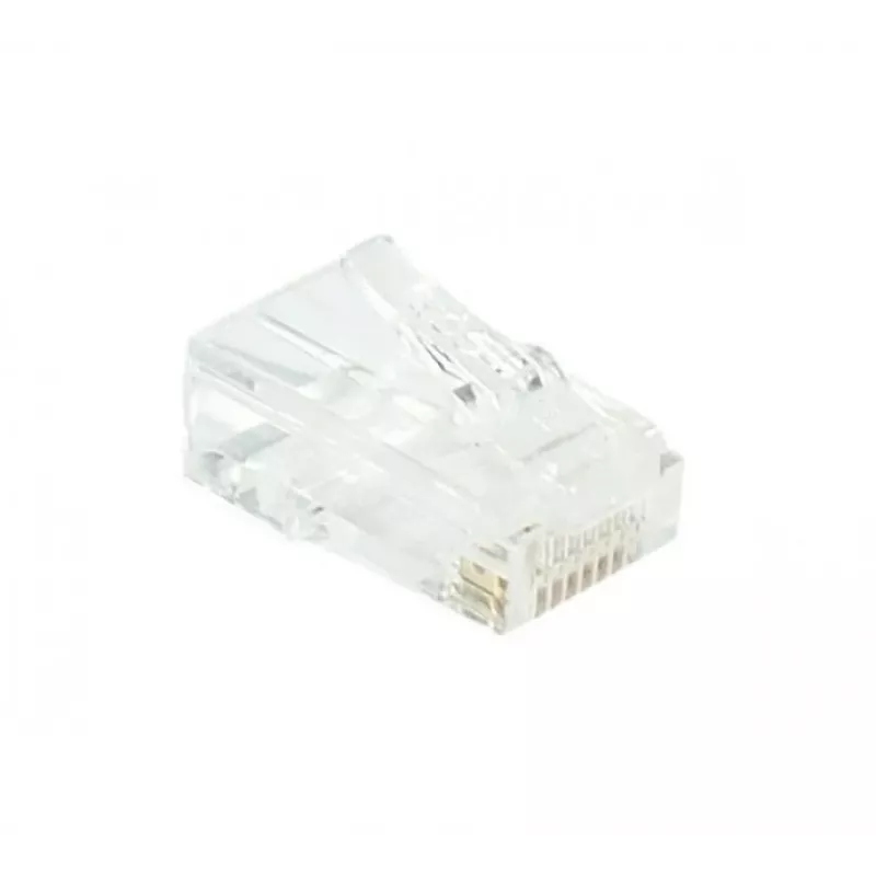 EXERTIS CONNECT RJ45 modulārais kontaktdakša Cat. 6 UTP savītam kabelim, caurspīdīga, 10 gab. 920560